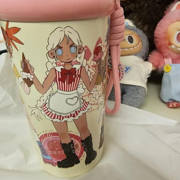 POP MART PEACH RIOT RUSH HOUR STRAW CUP - Picture 5 of 9